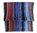 Schal gestreift grau blau schwarz rot 100% Wolle F-26