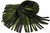 Schal Strickschal Streifen modisch grün grau 100% Wolle