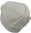 Strickmütze einfarbig weiß 100% Wolle (Merino) Unisex Size M R-86