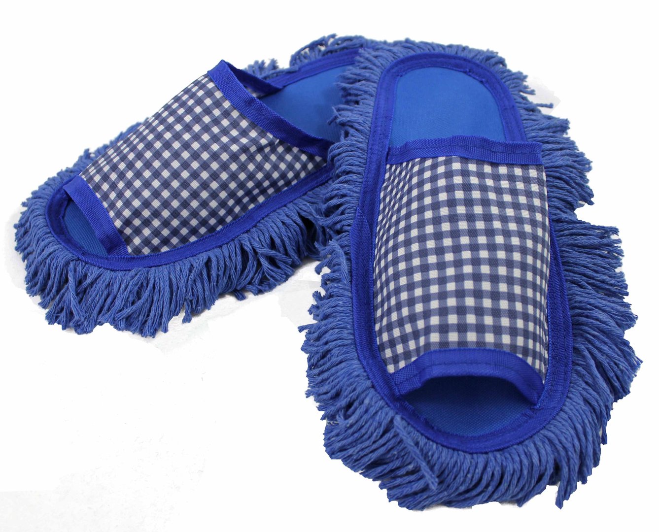 Hausschuhe Mop Schuhe In Blau Baumwolle Sohle Size 40 43