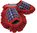 Hausschuhe Mop-Schuhe in rot Baumwolle-sohle size 37-39 Unisex R-153
