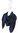 Schal Paisley modisch blau 100% Wolle R655