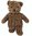 Teddybär kuschlig und anschmiegsam "Toby Bär" Locken 35 cm braun