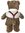 Teddybär kuschelig und anschmiegsam von TEDDY HOUSE  in braun Hose+tschrit 45 cm