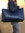 Handtasche Strohtasche Einkaufstasche Strandtasche in marine 50 cm Schilf TS-2