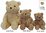 Teddybär kuschelig von Teddyhouse Stofftier Plüschbär beige 36 cm no-1-2