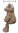 Teddybär kuschelig Kuscheltier Stofftier Plüschbär beige 65 cm no5-6