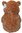 Teddybär kuschelig Kuscheltier Stofftier Plüschbär braun 65 cm no7-8