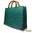 Handtasche Strohtasche Einkaufstasche Strandtasche in grün 42 cm Schilf