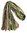 Wollschal Unisexschal elegant edel leicht Knitterlook mit Streifen Muster
