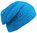 Strickmütze Warm & Kuschelig Rotfuchs® einfarbig blau 100% Wolle (Merino)