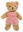 Teddybär kuschelig Toby Bär in beige mit Dress 57 cm 22 Zoll