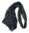 Baumwollschal Knitterlook modisch Streifenmuster schwarz grau weiß